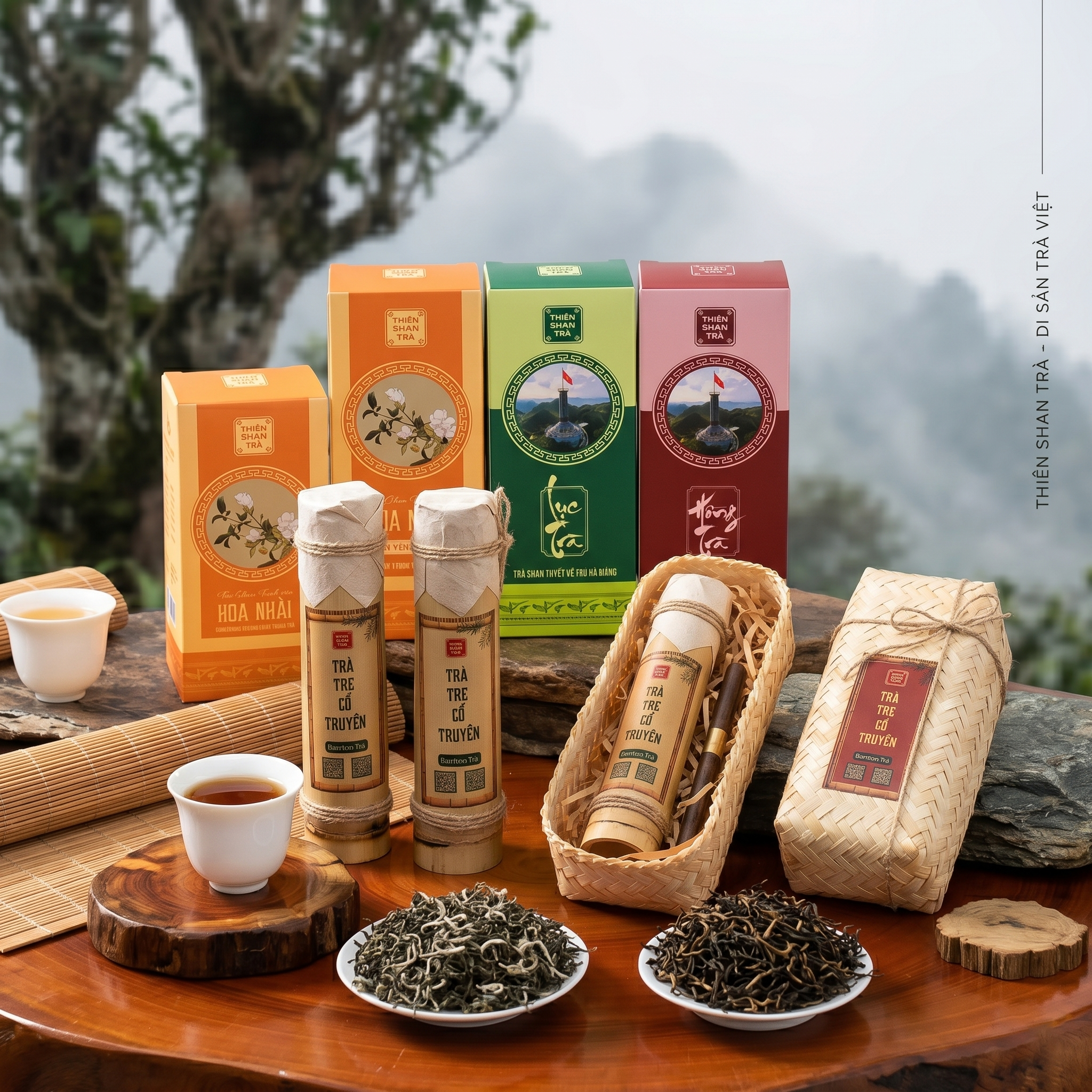 Trà Ống Lam Cổ truyền